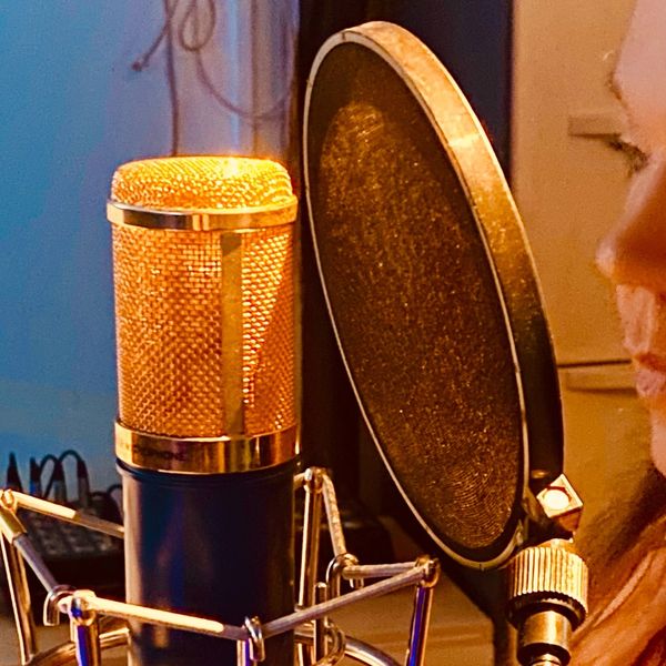 Deborah Recording Vocals
