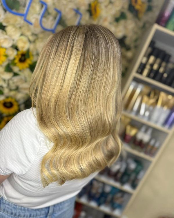 An image of a blonde balayage
