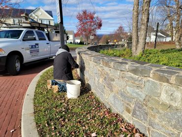 Property Management Solutions;
Stone wall tuck and point work