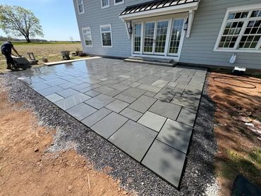 Thermal blue Flagstone Patio