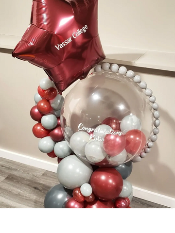 customized stuffed Graduation balloon bouquet gift delivery