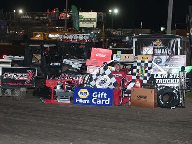 2022 IMCA Super Nationals, Late Model Champion, Cory Dumpert, KRC, Kluhsman Racing