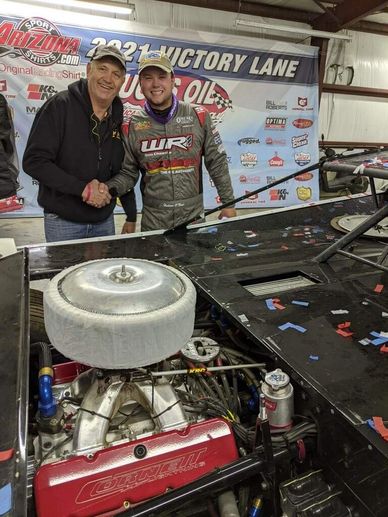Mel Kluhsman & Hudson O'Neal at the 29th Annual Lucas Oil Show Me 100.