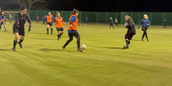 Pass Being Played During A Match