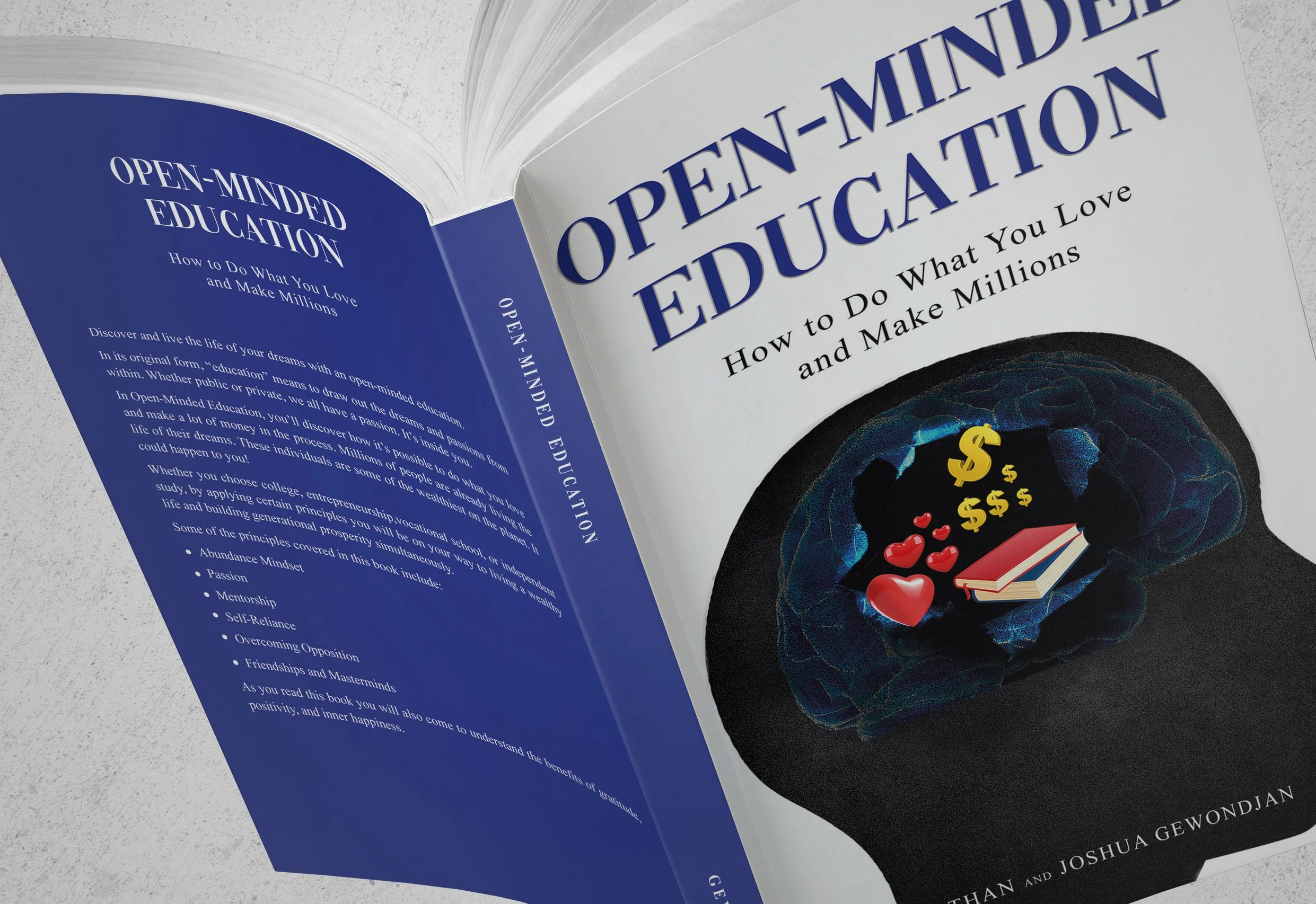 Open-Minded Education book written by Nathan & Joshua Gewondjan