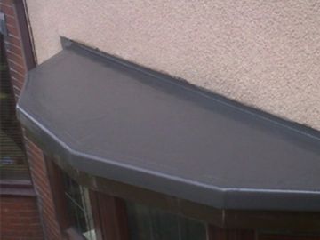 Custom built grp fibreglass roof 