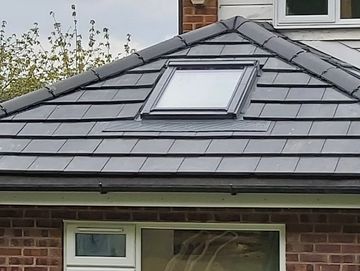 New roof in marley moderns with new velux window