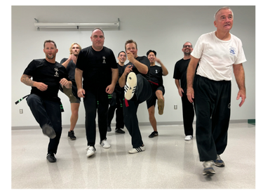 Martial arts and Wing Chun practice in St Petersburg.