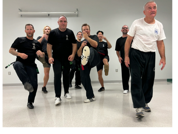Martial arts and Wing Chun practice in St Petersburg.