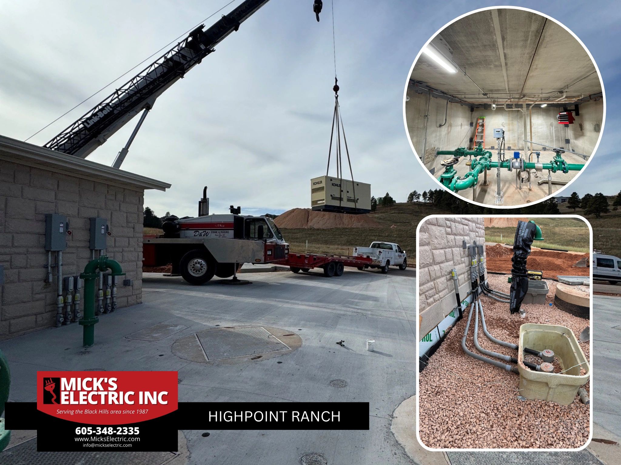 Micks Electric, Commercial Electrical Contractor upgrading Generator at Waste Water System