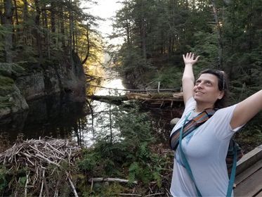 Pam Medina Hiking