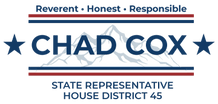 Vote Chad Cox 
State Representative 
HD 45