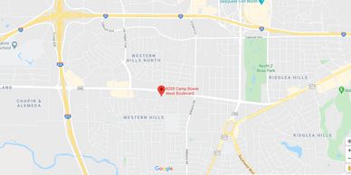 Map with location of office building.
