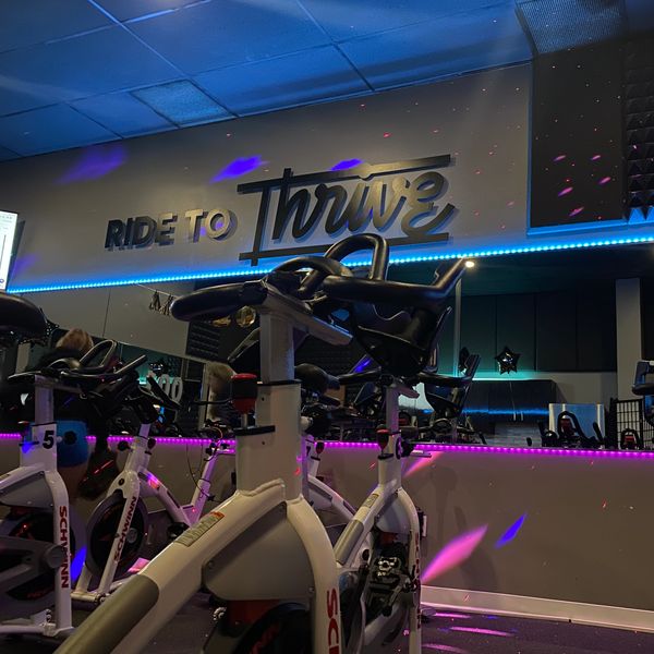 Cycle Room at a Cycling Studio in Fort Wayne, Indiana