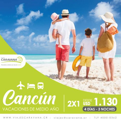 Viajes Caravana - Cancun 2x1, Paquetes Todo Incluido
