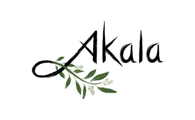 Green leafy branch with small white flowers.