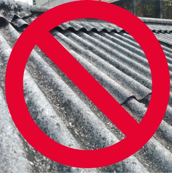 No asbestos roofing allowed.