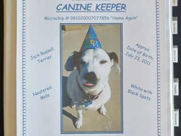 Click pic to get your CANINE KEEPER started!