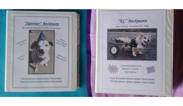 CANINE KEEPERS to keep all of your medical records etc in one place