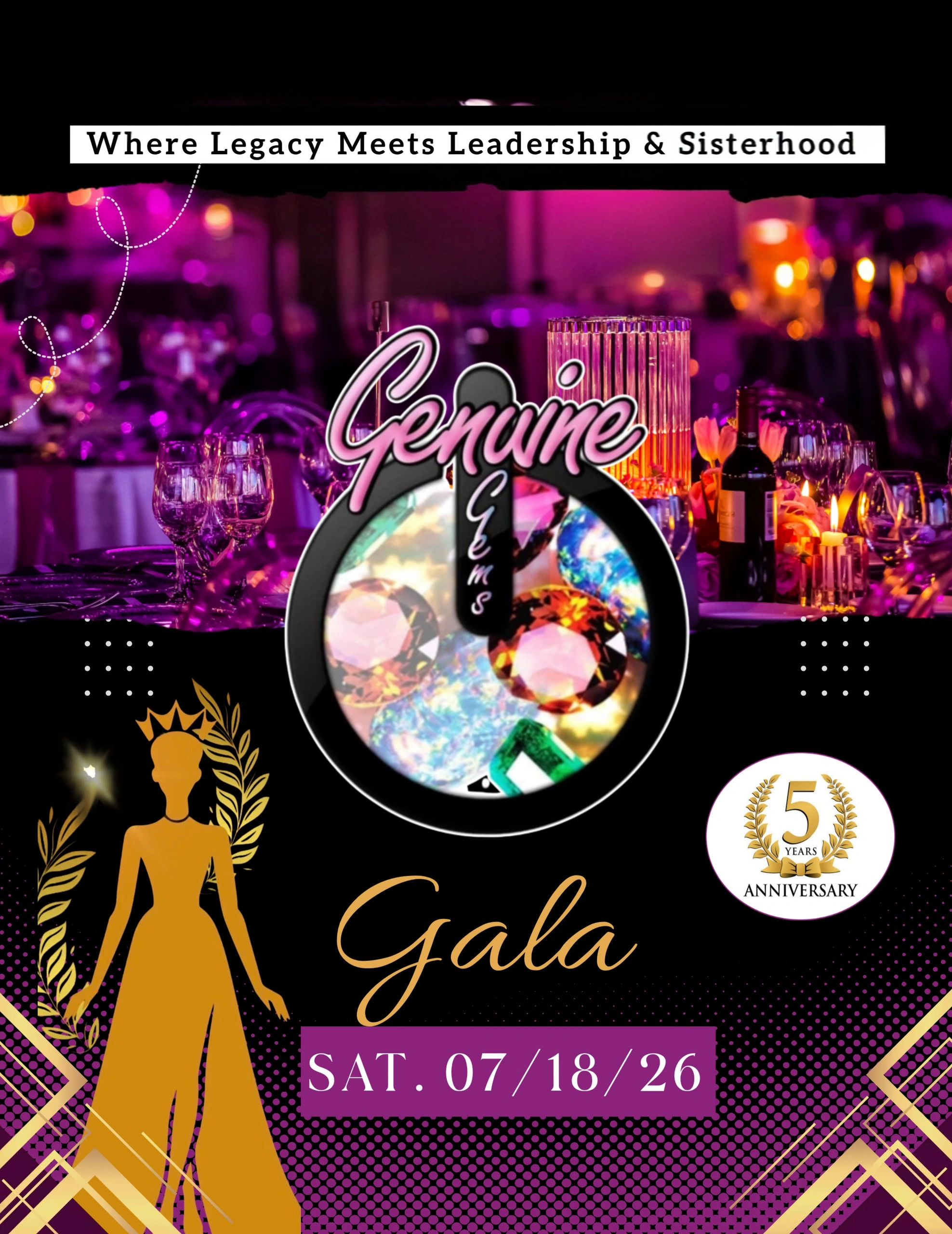 Support the next generation of confident young women.
Sponsoring Genuine Gems means investing in lea