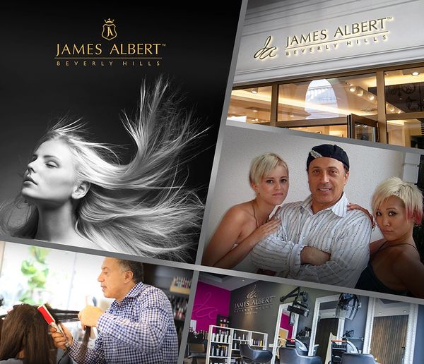 James Albert professional hair stylist and founder of James Albert hair care brand and salon