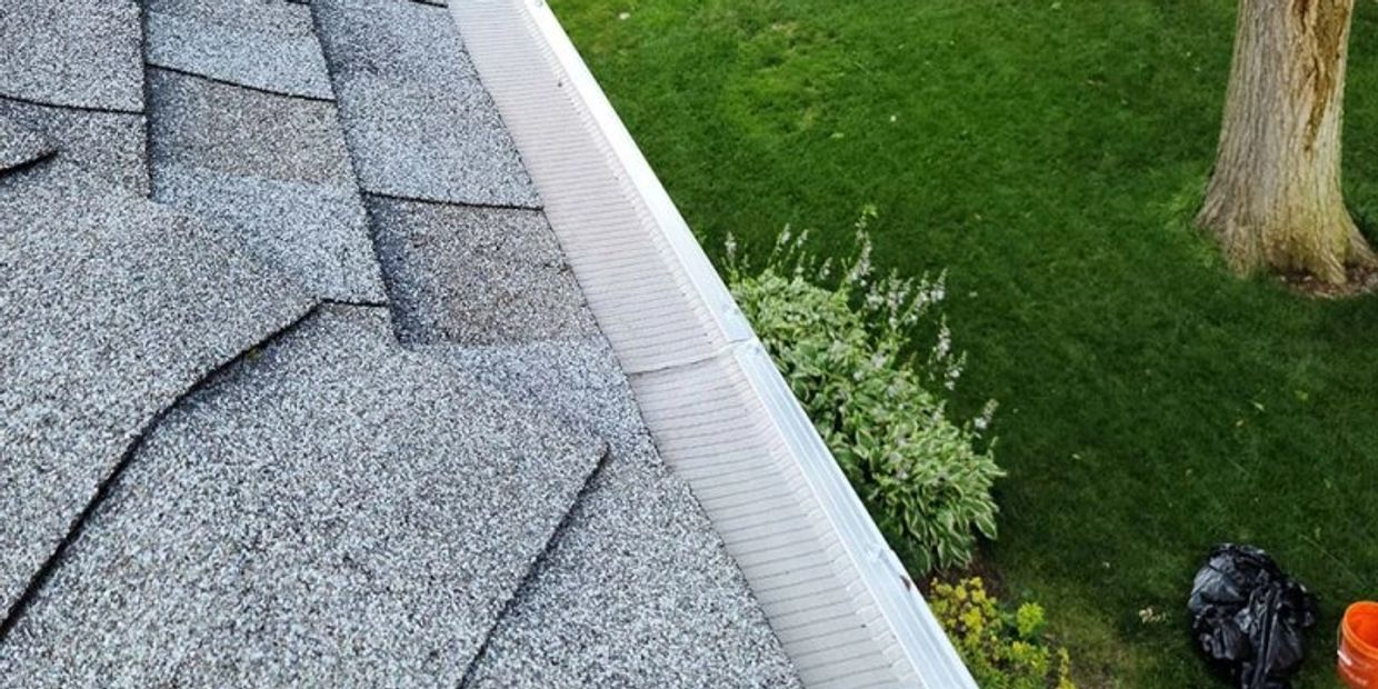 Cleaned gutters