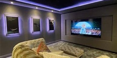 ultimate media wall and room lighting 