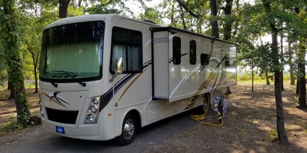 A Recreational Vehicle with Lots of Storage