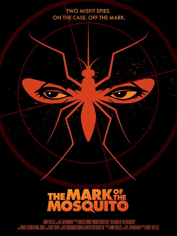 The Mark of the Mosquito spy-themed poster