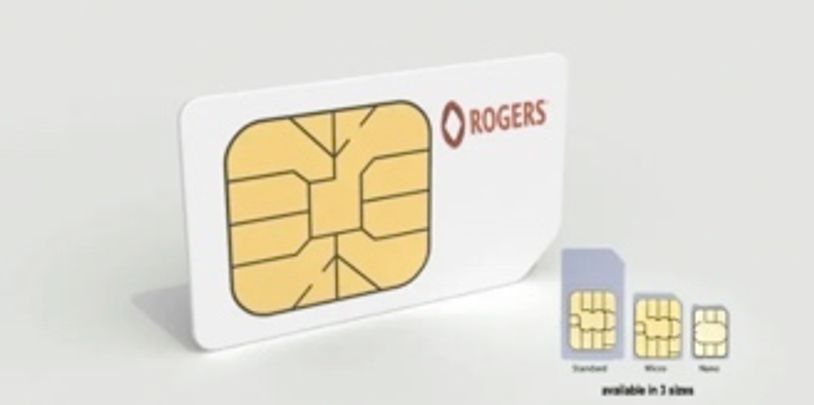 Rogers sim cards with different sizes