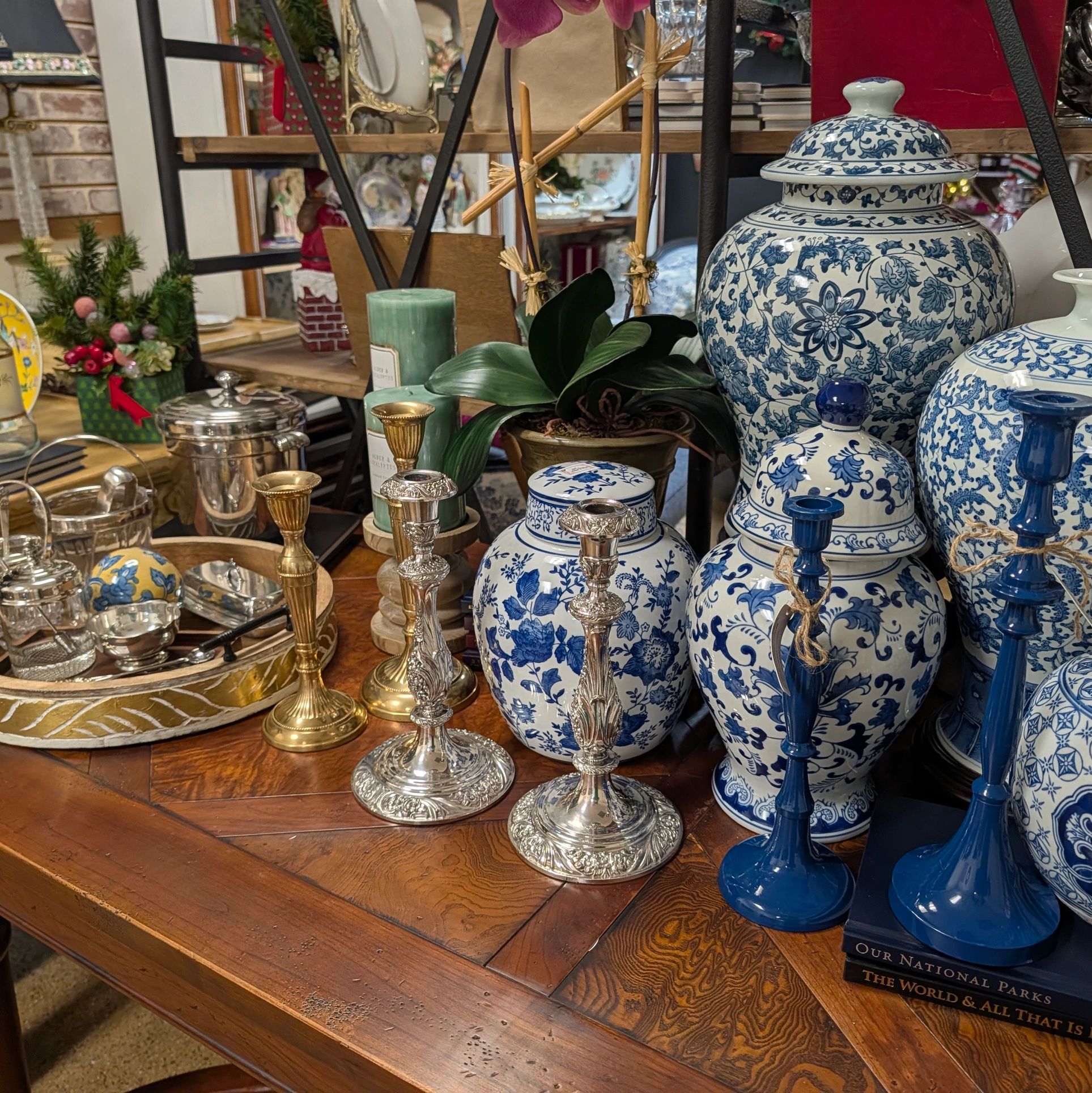 Curated vintage decor 