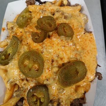 Fries with Cheese and Jalapeño