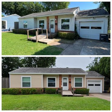New Windows to New Siding and New Paint 