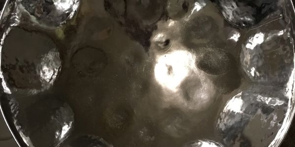 Close up photo of the steel drum