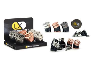 LUXX 4 PART TOBACCO GRINDERS