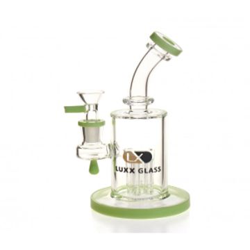 LUXX HIGH QUALITY GLASS LX1222 - 7" PERCOLATOR RIG BUBBLER GLASS