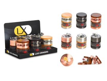 LUXX 4 PART TOBACCO GRINDERS