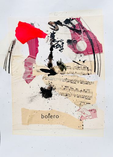 BOLERO 2 24x18 Mixed Media Collage on Paper 2026