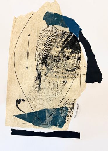 Kid 24x18 Mixed Media Collage on Paper 2026