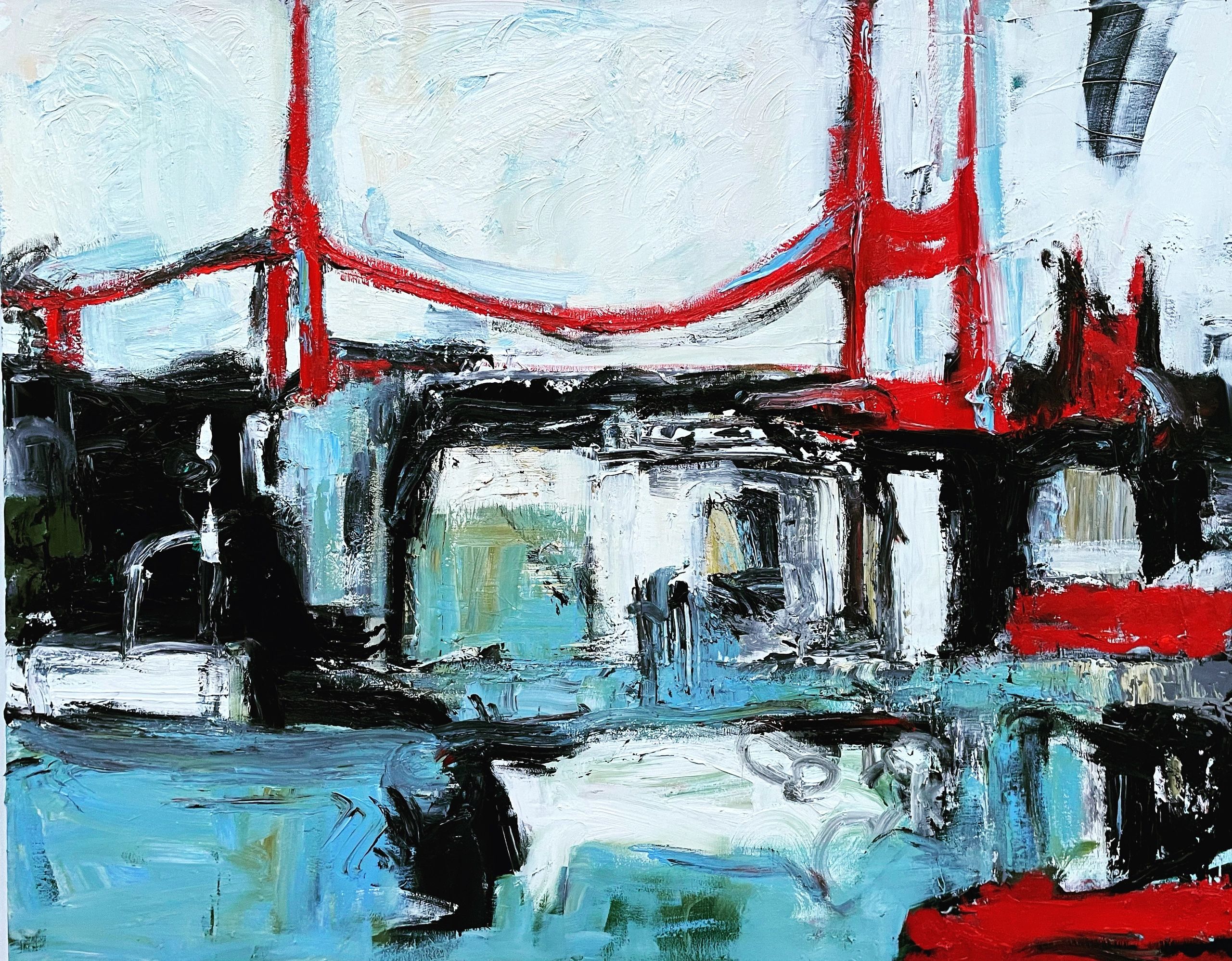 The Bridge  48"x60"  Oil on Canvas 2022
