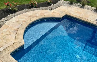 Completed vinyl liner pool install, plate 05