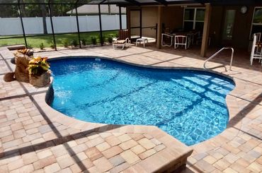 Completed vinyl liner pool install, plate 03