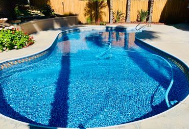 Completed vinyl liner pool install, plate 07