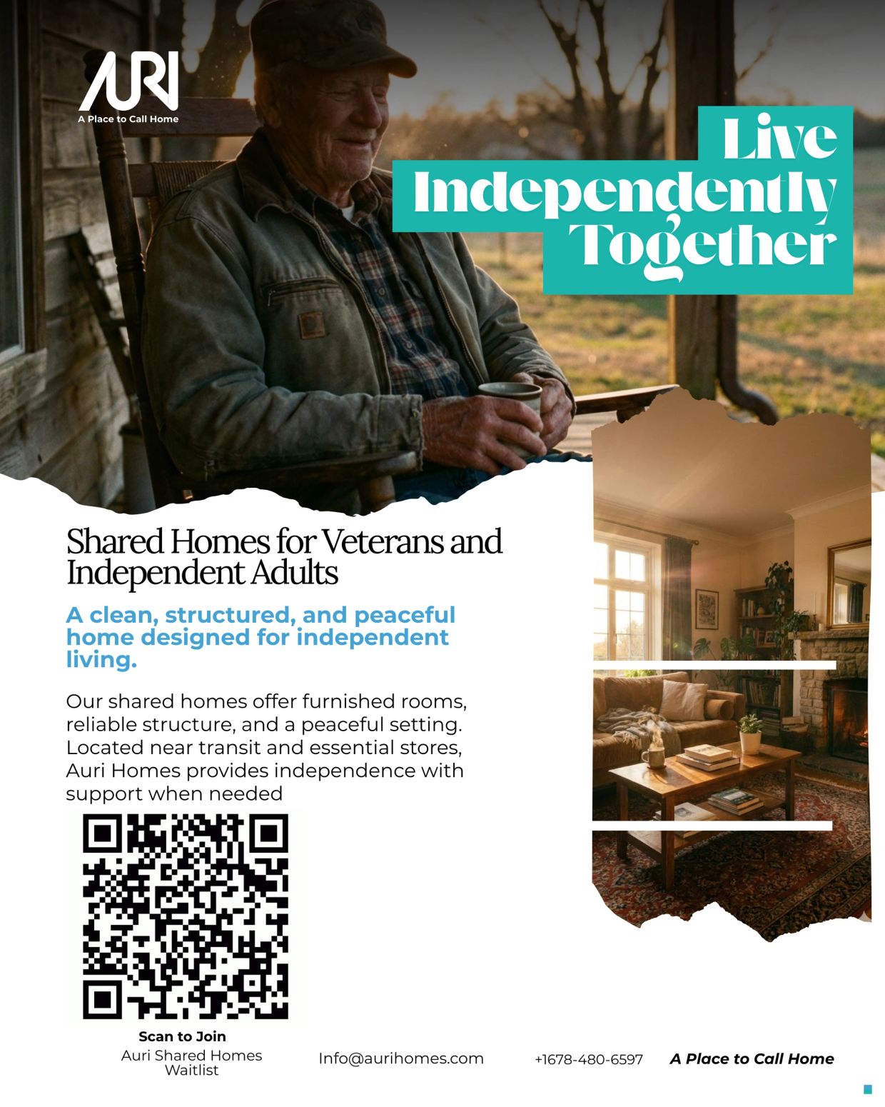 Auri Shared Homes flyer