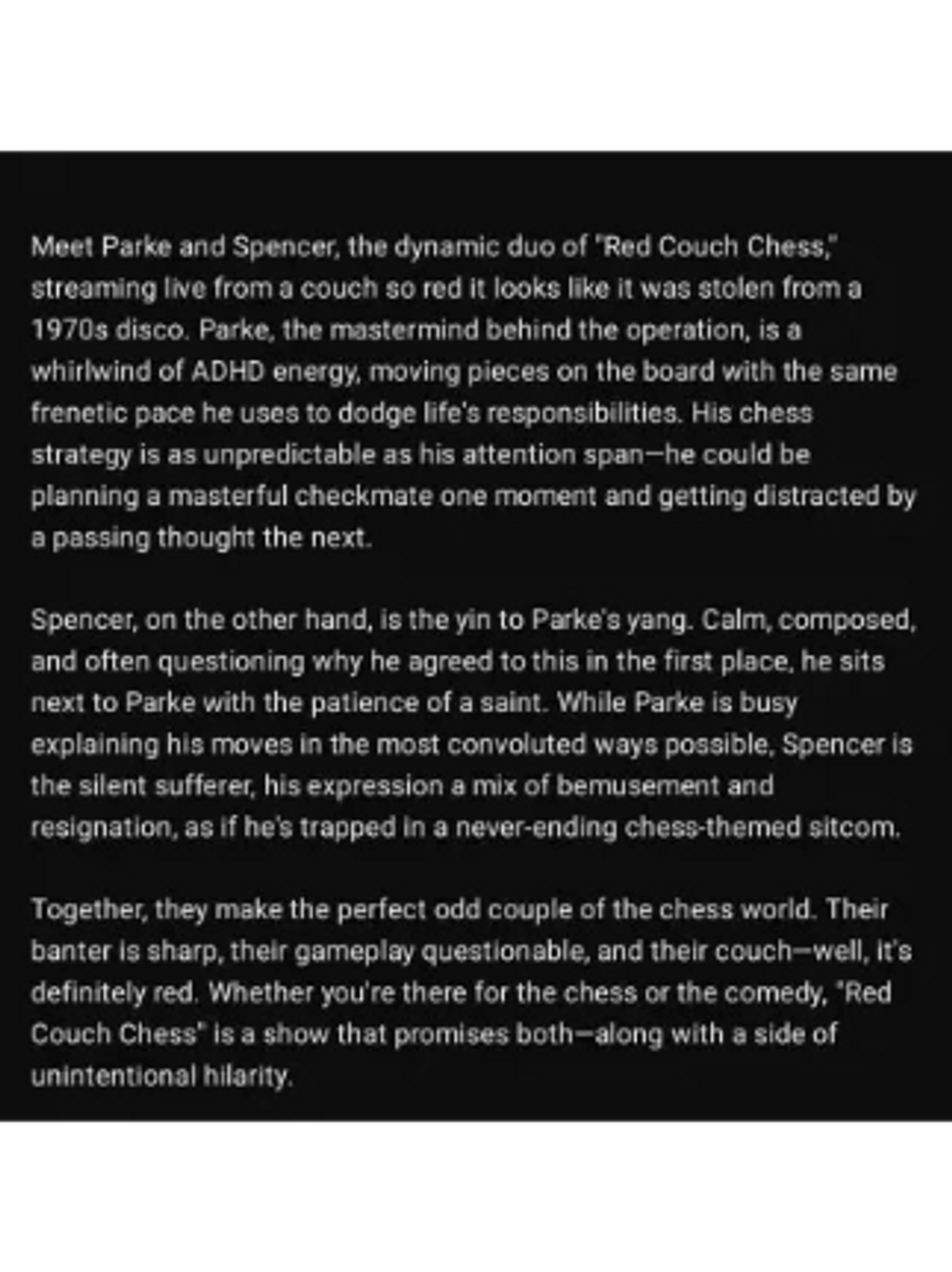 meet parke and spencer