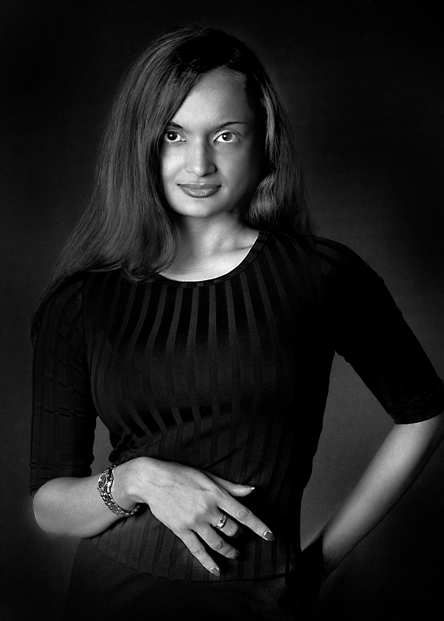 Downtown Toronto Real Estate Agent - "Sha Lissa".  Shot on BW Film - Medium format - Mamiya RZ 67 Pr