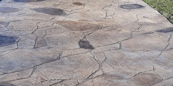 Stamped Concrete Driveway San Antonio, Texas