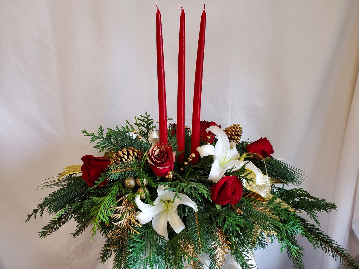 Holiday Glow Centerpiece