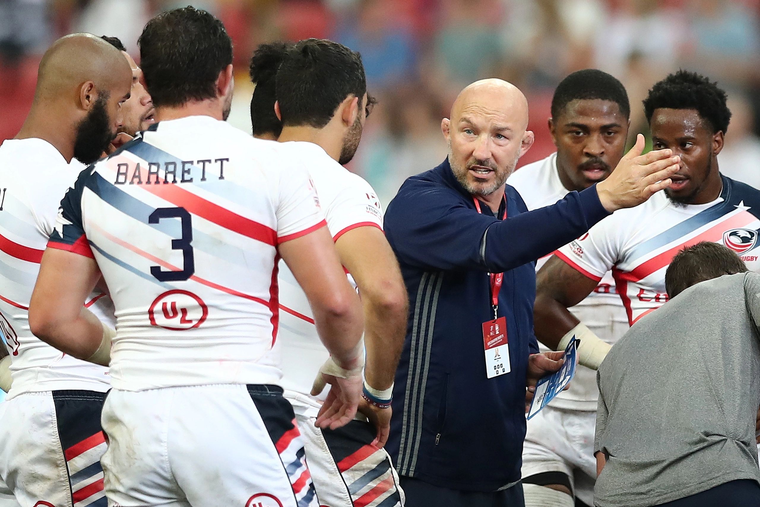 Phil greening coaching  USA 7s rugby

