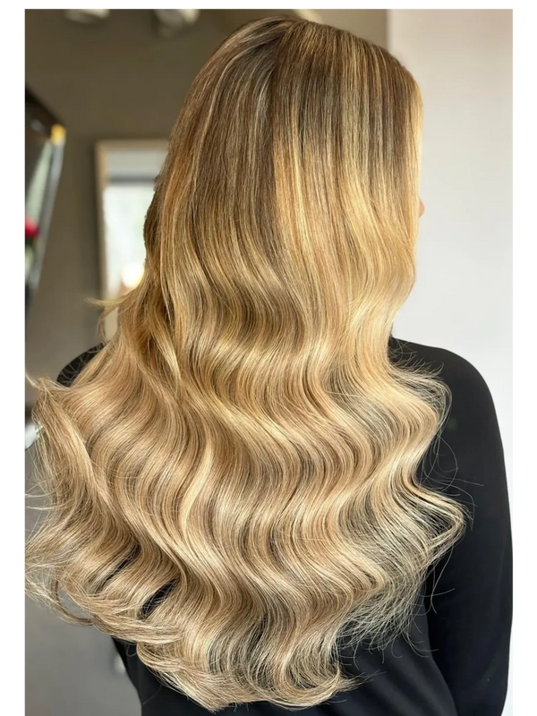 blonde hair extensions